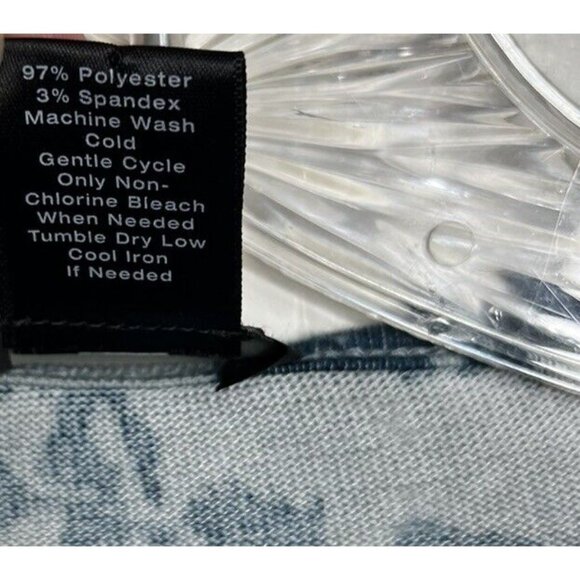 Ann Taylor Long Sleeve Pullover‎ Sweater Floral Blue Women's Size XS - Picture 4 of 5